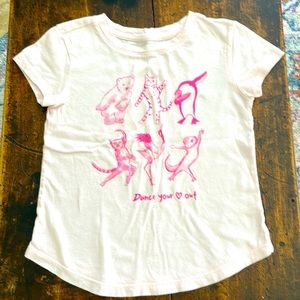 Short sleeved organic cotton tee shirt